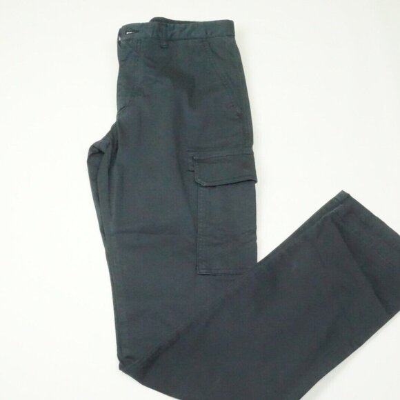 Isaia Tinto Slim Blue Light Cargo Cotton Blend Casual Mens Chino Pant 46R EU NEW